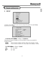 Предварительный просмотр 30 страницы Honeywell NEXPTZ-CN Installation And Operation Manual