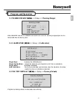 Предварительный просмотр 31 страницы Honeywell NEXPTZ-CN Installation And Operation Manual