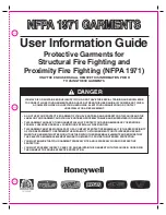 Honeywell NFPA 1971 User'S Information Manual preview