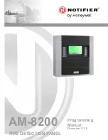 Предварительный просмотр 1 страницы Honeywell NOTIFIER AM-8200 Programming Manual