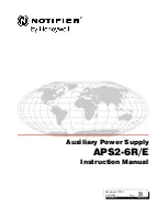 Preview for 1 page of Honeywell NOTIFIER APS2-6R/E Instruction Manual