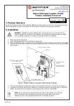 Preview for 1 page of Honeywell Notifier DA-60 Product Installation Document