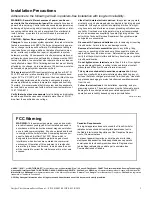 Preview for 3 page of Honeywell Notifier FirstCommand Series Instruction Manual