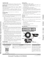 Предварительный просмотр 2 страницы Honeywell NOTIFIER FST-951-SELFT Installation And Maintenance Instructions