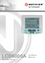 Preview for 1 page of Honeywell NOTIFIER LCD6000A Installing Manual