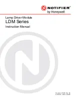 Preview for 1 page of Honeywell NOTIFIER LDM Series Instruction Manual