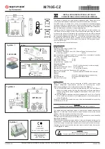 Preview for 1 page of Honeywell NOTIFIER M710E-CZ Installation Instructions