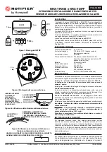 Предварительный просмотр 3 страницы Honeywell Notifier NRX-TDIFF Installation And Maintenance Instructions Manual