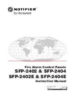 Honeywell Notifier SFP-2402 Instruction Manual preview