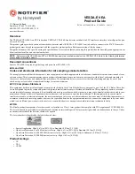 Honeywell Notifier VESDA-E VEA Series Product Manual preview