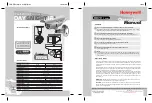 Предварительный просмотр 1 страницы Honeywell NTSC Operation Manual