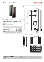 Honeywell OmniAssure Touch Mullion Installation Instructions Manual preview