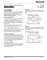 Предварительный просмотр 1 страницы Honeywell OP-AR Installation Instructions