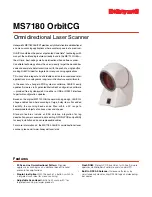 Honeywell OrbitCG MS7180 Technical Specifications preview