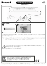 Предварительный просмотр 1 страницы Honeywell Οva-OmniLED R S Instruction Manual