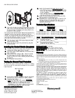 Preview for 2 page of Honeywell PB112C-GA Installation Manual