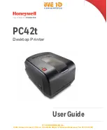 Preview for 1 page of Honeywell PC42T User Manual