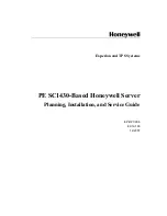 Preview for 1 page of Honeywell PE SC1430 Planning, Installation And Service Manual