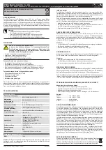 Preview for 1 page of Honeywell PEHA 960/3 PSB/D Installation And Operating Instruction