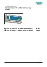 Honeywell PEHA D CDH8U5 Installation And Commissioning Instructions предпросмотр