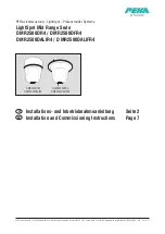 Preview for 1 page of Honeywell PEHA LightSpot D MR2500DALIFR4 Installation And Commissioning Instructions