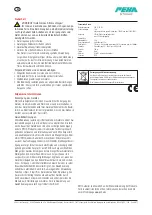 Предварительный просмотр 6 страницы Honeywell PEHA LightSpot D MR2500DALIFR4 Installation And Commissioning Instructions