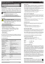 Preview for 1 page of Honeywell PEHA PHC Installation And Operating Instruction