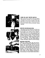 Preview for 9 page of Honeywell Pentax Spotmatic II Operating Manual