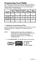 Предварительный просмотр 5 страницы Honeywell PERFECT CLIMATE COMFORT CENTER Owner'S Manual