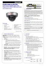 Предварительный просмотр 1 страницы Honeywell Performance HD251H Quick Installation Manual