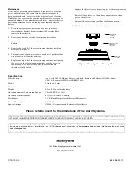 Предварительный просмотр 4 страницы Honeywell Photoelectronic Smoke/Temperature Detector 5808W3 Installation And Setup Manual