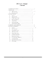 Preview for 3 page of Honeywell PPT User Manual