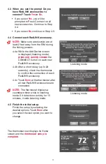 Preview for 9 page of Honeywell Prestige IAQ YTHX9421 Installation Manual