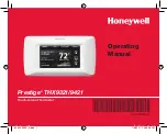 Honeywell PRESTIGE THX9321 Operating Manual предпросмотр