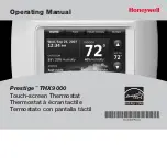 Preview for 1 page of Honeywell Prestige THX9321R01 Operating Manual