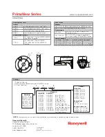 Предварительный просмотр 6 страницы Honeywell PrimaView HCGC48 Specifications