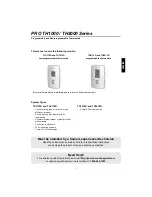 Preview for 3 page of Honeywell PRO TH1000 Series Installation Manual