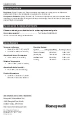 Preview for 8 page of Honeywell PRO TH1000DV Series Installation Manual