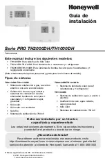 Preview for 17 page of Honeywell PRO TH2000DH Series Installation Manual