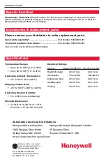 Preview for 8 page of Honeywell PRO TH3110D Installation Manual