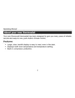 Preview for 4 page of Honeywell PRO TH3110D Owner'S Manual