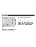 Предварительный просмотр 8 страницы Honeywell PRO TH3110D Owner'S Manual