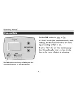 Preview for 10 page of Honeywell PRO TH4000 series Owner'S Manual