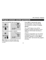 Preview for 15 page of Honeywell PRO TH4000 series Owner'S Manual