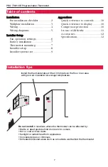 Preview for 3 page of Honeywell PRO TH4110B Installation Manual