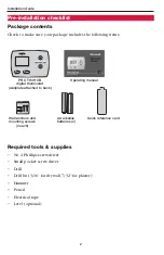 Preview for 4 page of Honeywell PRO TH4110B Installation Manual