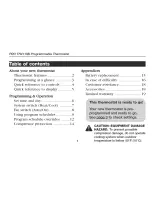 Preview for 3 page of Honeywell PRO TH4110B Owner'S Manual