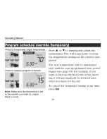 Preview for 14 page of Honeywell PRO TH4110B Owner'S Manual