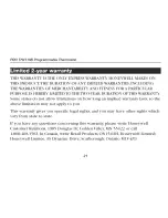 Preview for 23 page of Honeywell PRO TH4110B Owner'S Manual