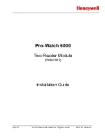 Honeywell Pro-Watch 6000 Installation Manual preview